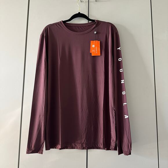 YoungLA Other - Men's YoungLA 424 Zephyr Compression Long Sleeves, XL, NWT, Marooned